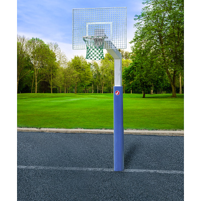 Sport-Thieme Basketballanlage „Fair Play Silent“ mit Herkulesseil-Netz, Korb „Outdoor“ abklappbar, 120×90 cm Sport-Thieme Basketballanlage „Fair Play Silent“ mit Herkulesseil-Netz, Korb „Outdoor“ abklappbar, 120×90 cm