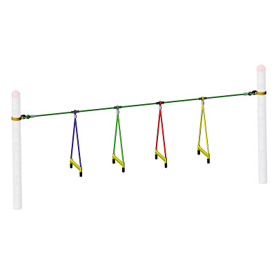 Huck Seilparcours Haiger, Einzelelemente, Strickleitersprossen